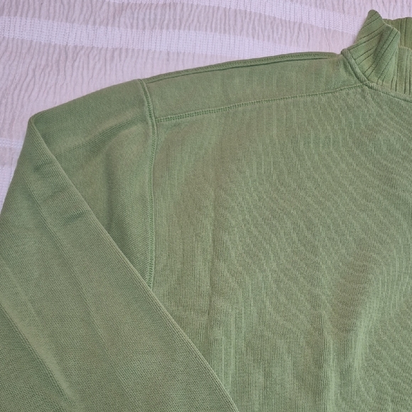 Tommy Bahama Men's Light Green Zip-Up Sweater - Picture 3 of 10